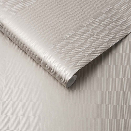 105119 - Symmetry Wallpaper - Soft Gold - Graham & Brown