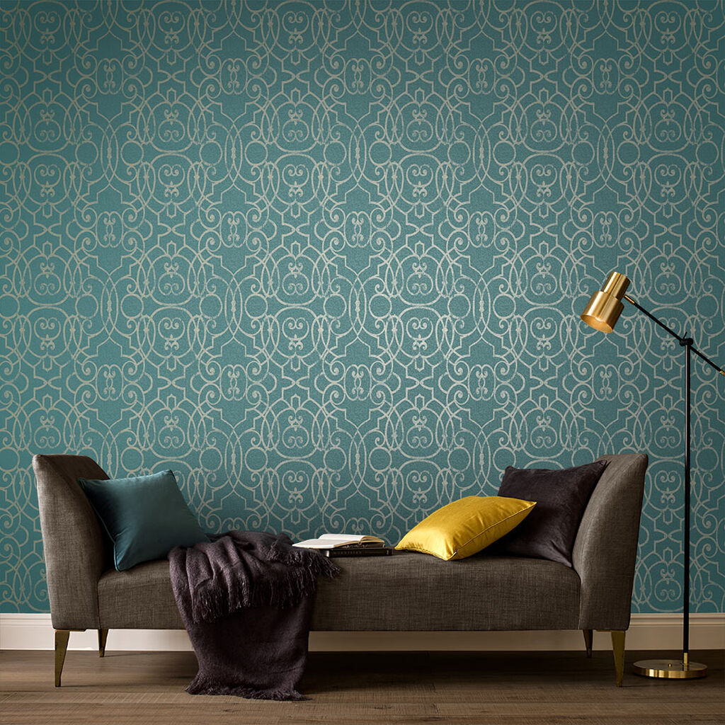 105235 - Shoji Wallpaper - Jade - Graham & Brown