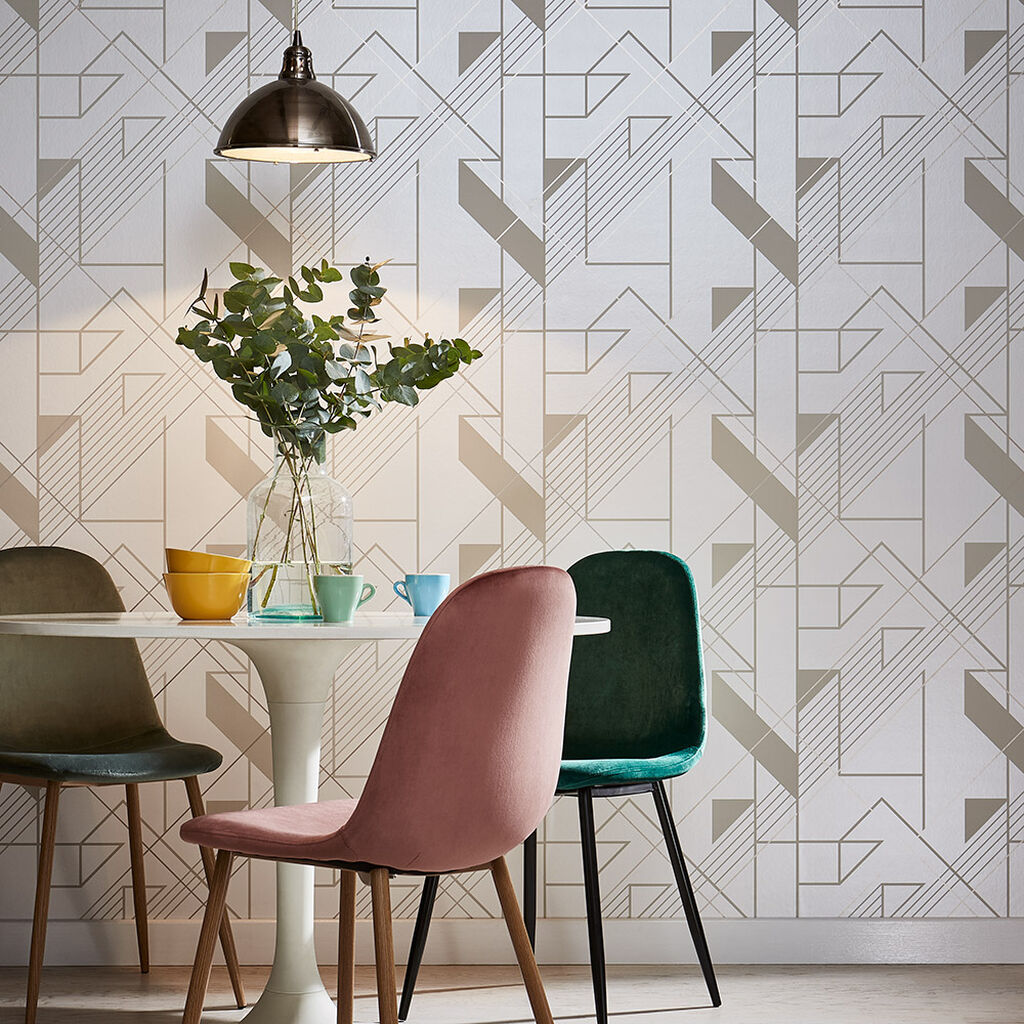 105243 - Graphic Wallpaper - Parchment - Graham & Brown