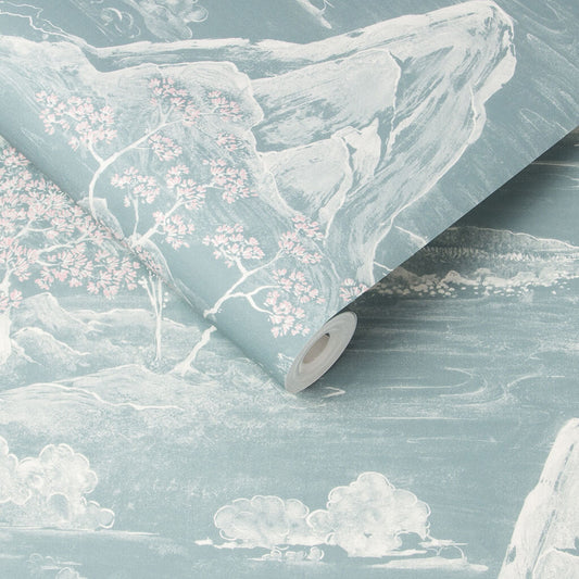 105288 - Himitsu Wallpaper - Jade - Graham & Brown