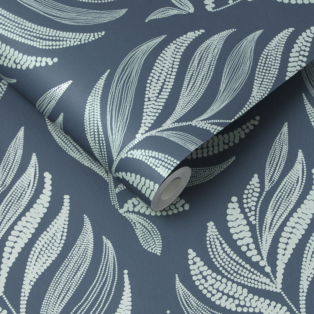 105452 - Botanica Wallpaper - Teal - Graham & Brown