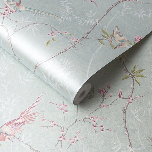 105767 - Tori Wallpaper - Duck Egg - Graham & Brown