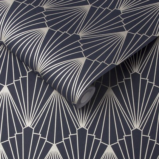 105928 - Rene Wallpaper - Nightfall - Graham & Brown