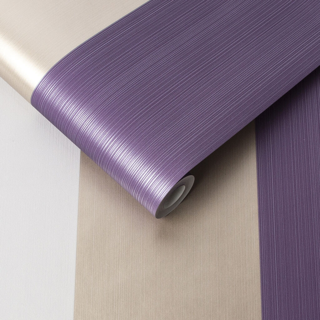 106352 - Figaro Wallpaper - Mulberry - Graham & Brown