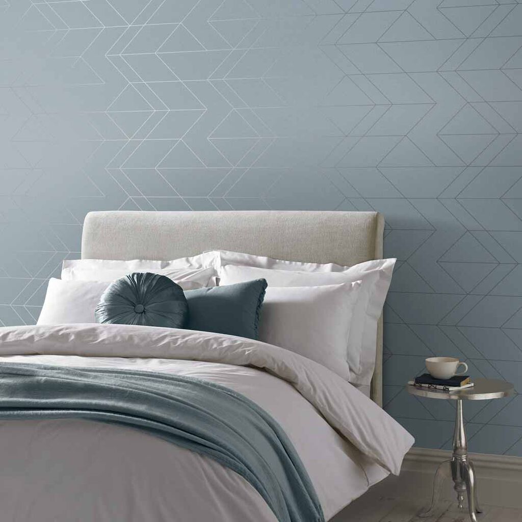 106754 - Balance Wallpaper - Deep Sky - Graham & Brown