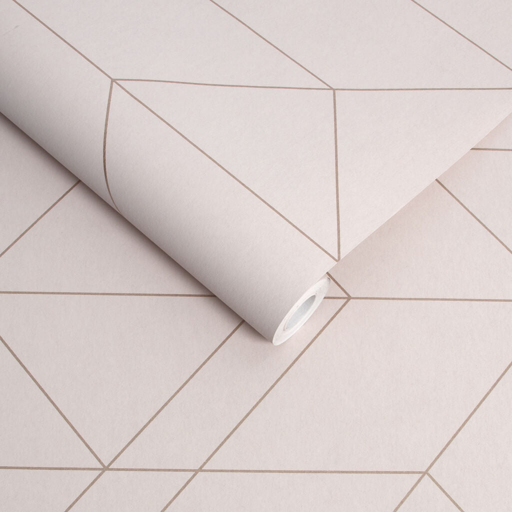 106755 - Balance Wallpaper - Blush Rose Gold - Graham & Brown