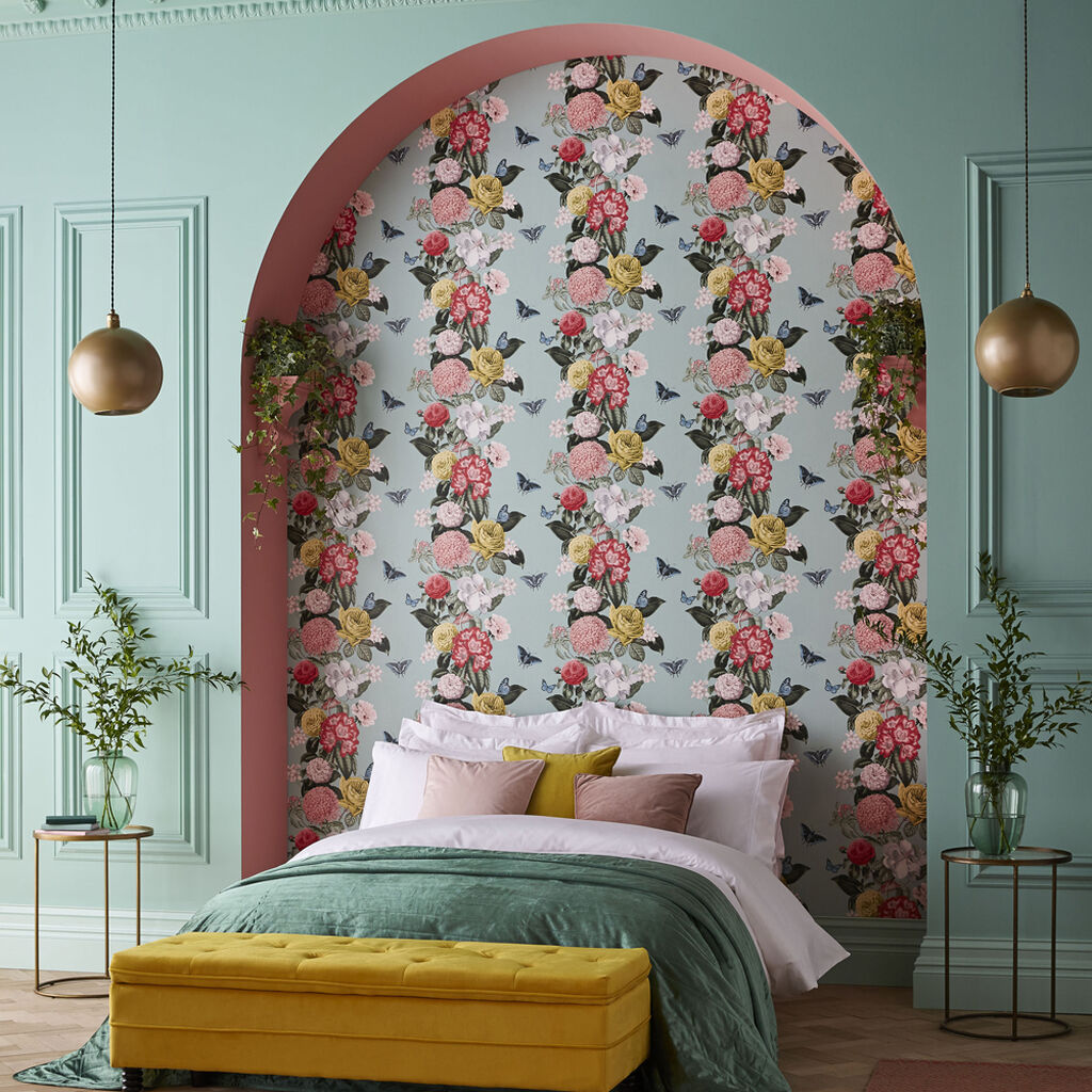 107747 - Bloomsbury Neo Wallpaper - Mint - Graham & Brown