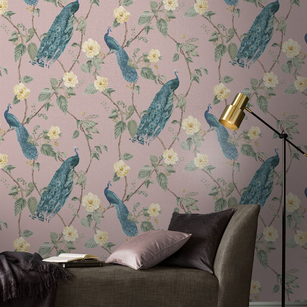 107873 - Resplendence Wallpaper - Blush - Graham & Brown