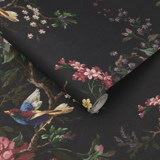 107876 - Venetian Wallpaper - Noir - Graham & Brown