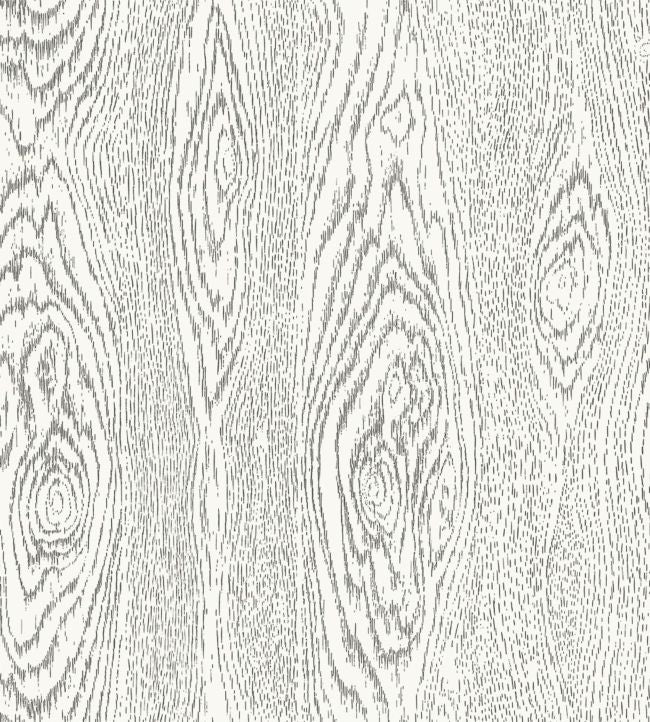 Wood Grain Wallpaper - Gray