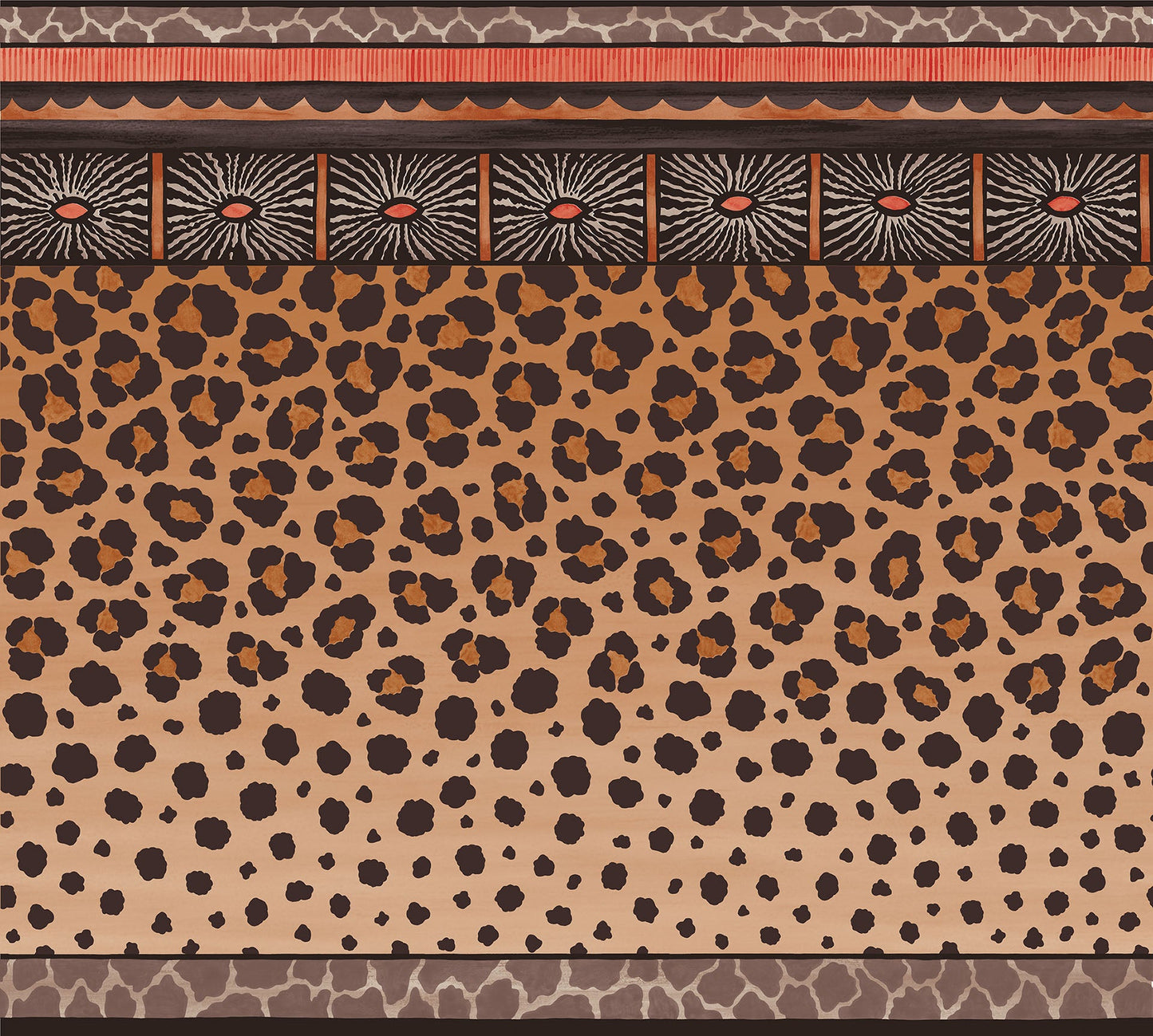 Zulu Border Wallpaper - Brown - Cole & Son