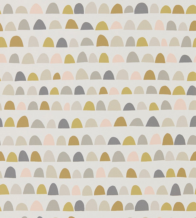 Priya Wallpaper - Blush / Honey / Linen