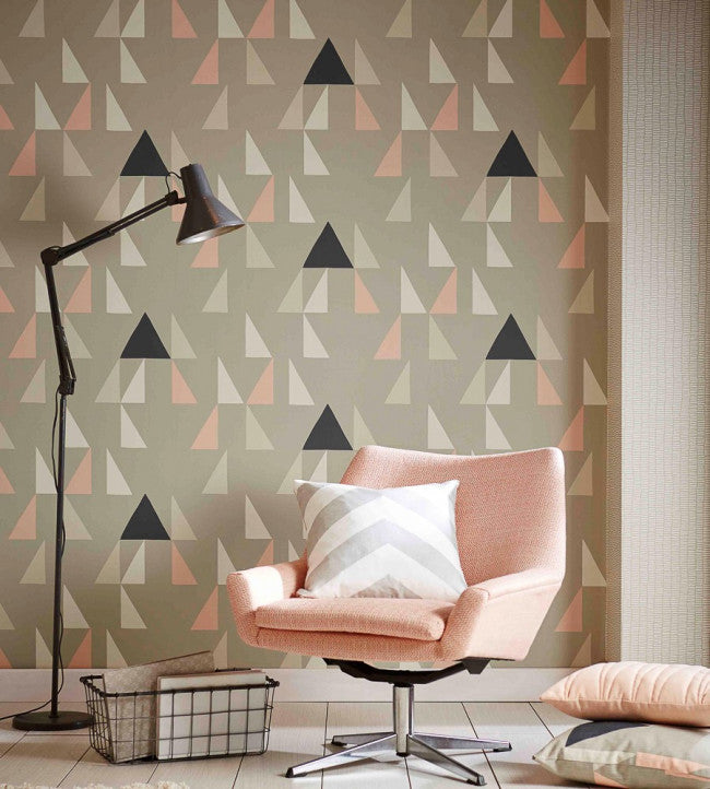 Modul Room Wallpaper - Blush / Multi