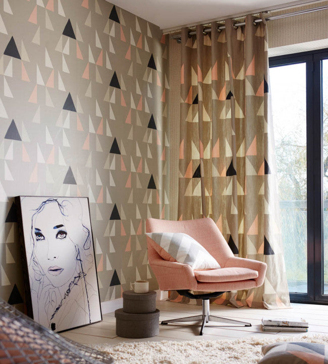 Modul Room Wallpaper - Blush / Multi