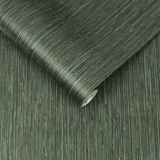 111726 - Grasscloth Texture Wallpaper - Pine - Graham & Brown