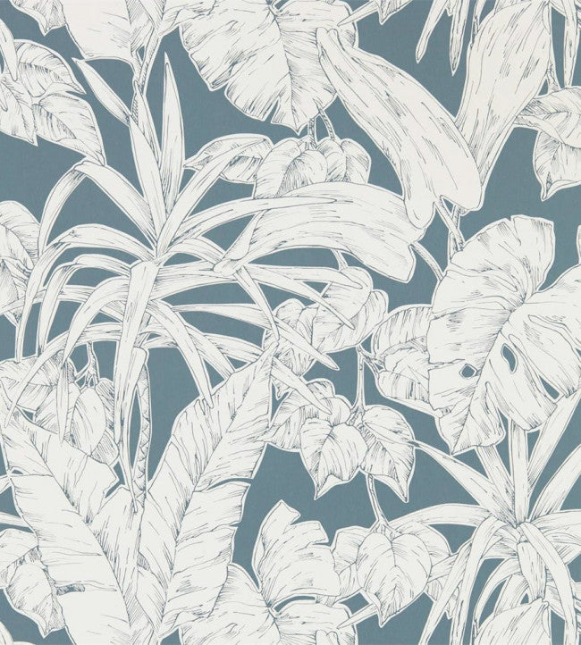 Parlour Palm Wallpaper - Charcoal