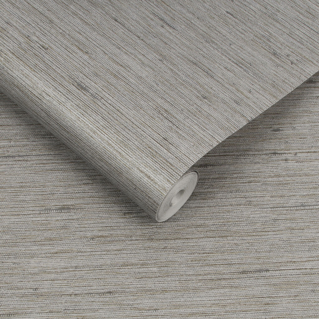 112023 - Silk Texture Wallpaper - Ecru - Graham & Brown
