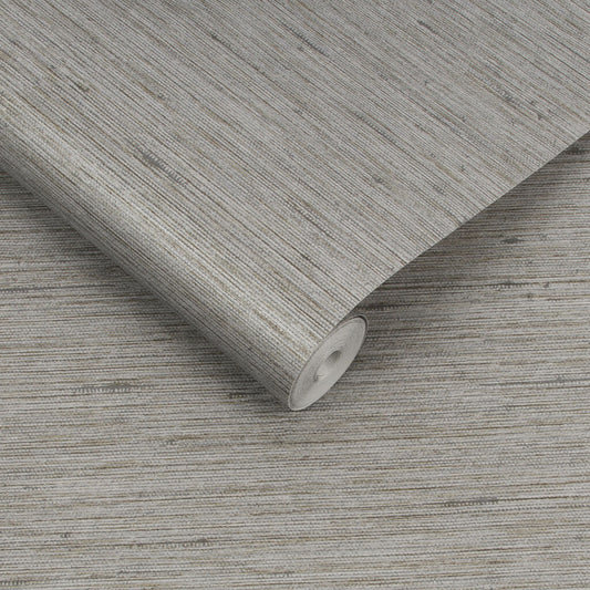 112023 - Silk Texture Wallpaper - Ecru - Graham & Brown
