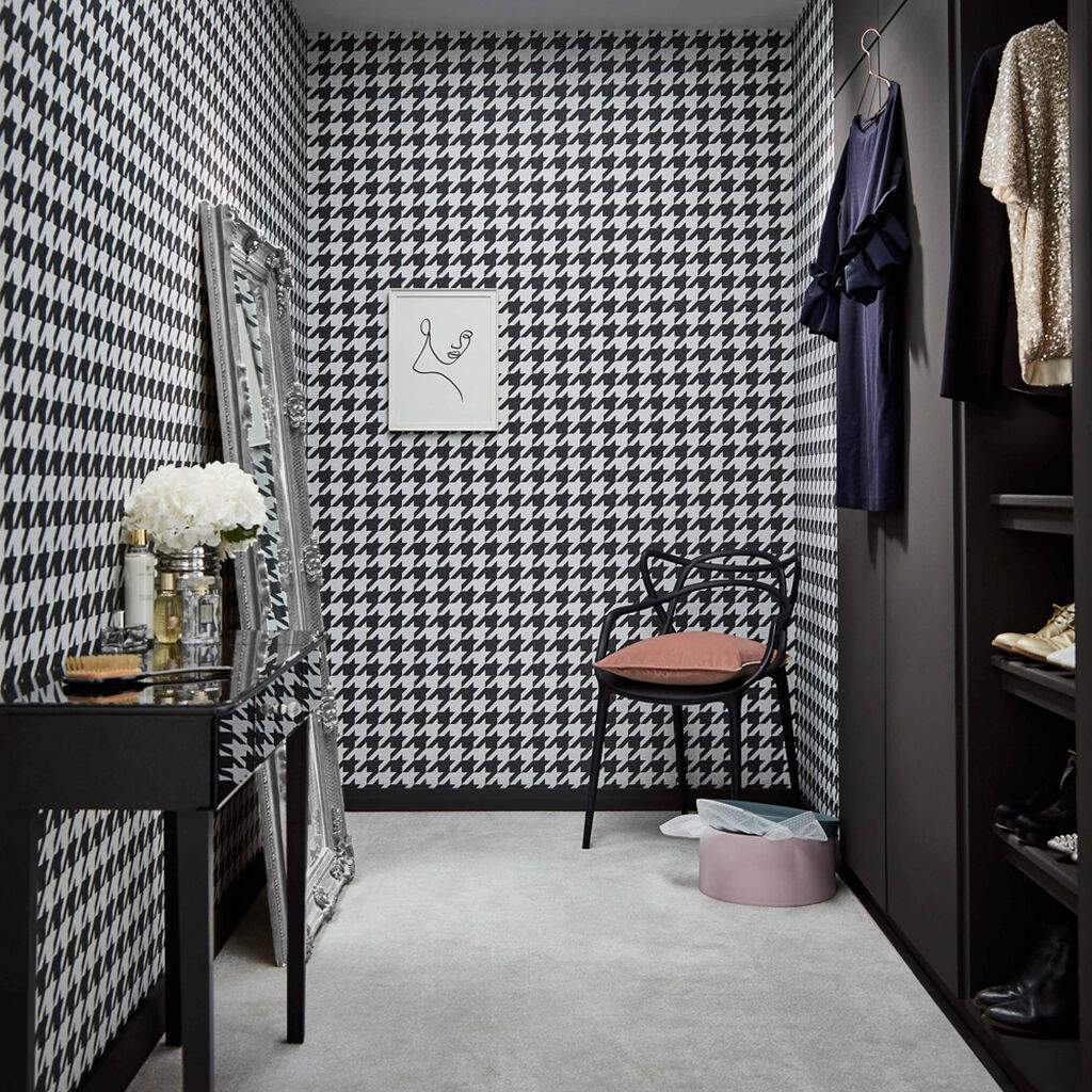 112185 - Christian Classic Wallpaper - Charcoal - Graham & Brown