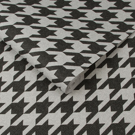 112185 - Christian Classic Wallpaper - Charcoal - Graham & Brown