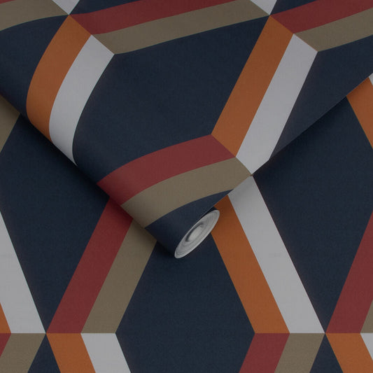 113949 - Cirque Wallpaper - Nuit - Graham & Brown