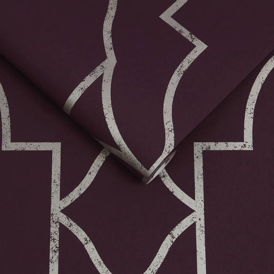 113961 - Versailles Wallpaper - Amethyst - Graham & Brown