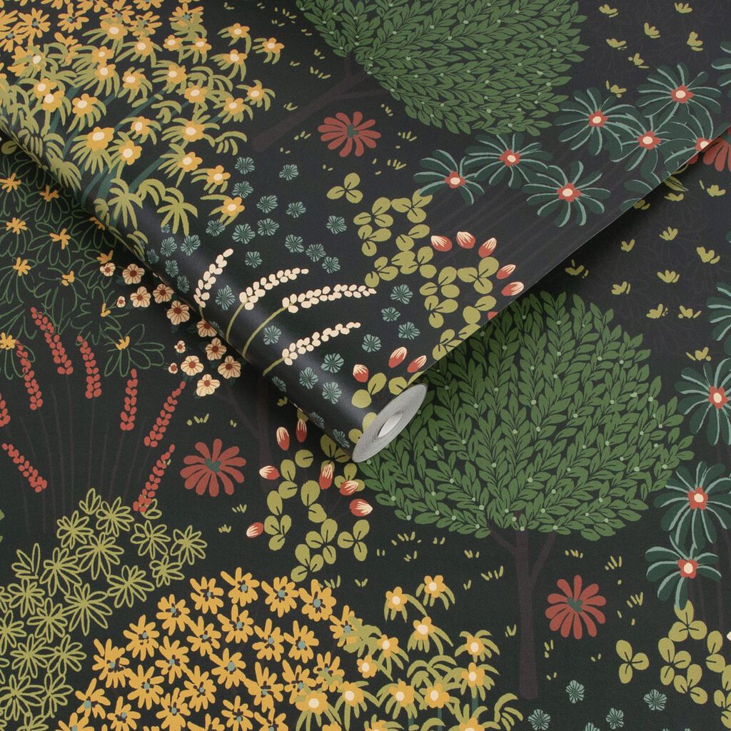 115057 - Fable Wallpaper - Forest - Graham & Brown
