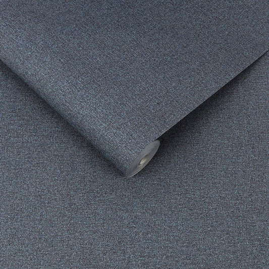 115241 - Twill Wallpaper - Denim - Graham & Brown