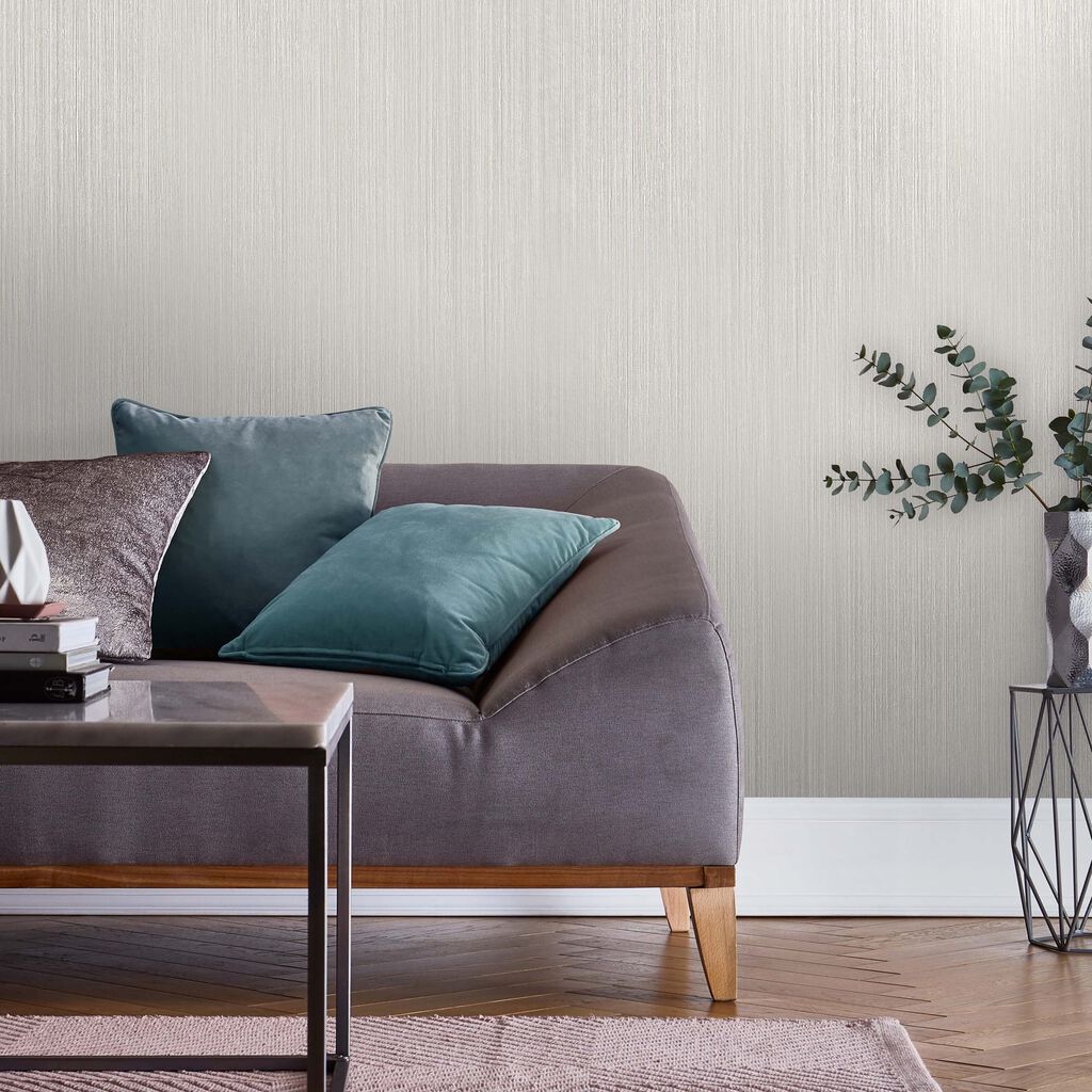 115246 - Lustre Wallpaper - Pearl - Graham & Brown