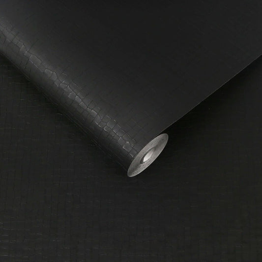 115250 - Serpentine Wallpaper - Black - Graham & Brown