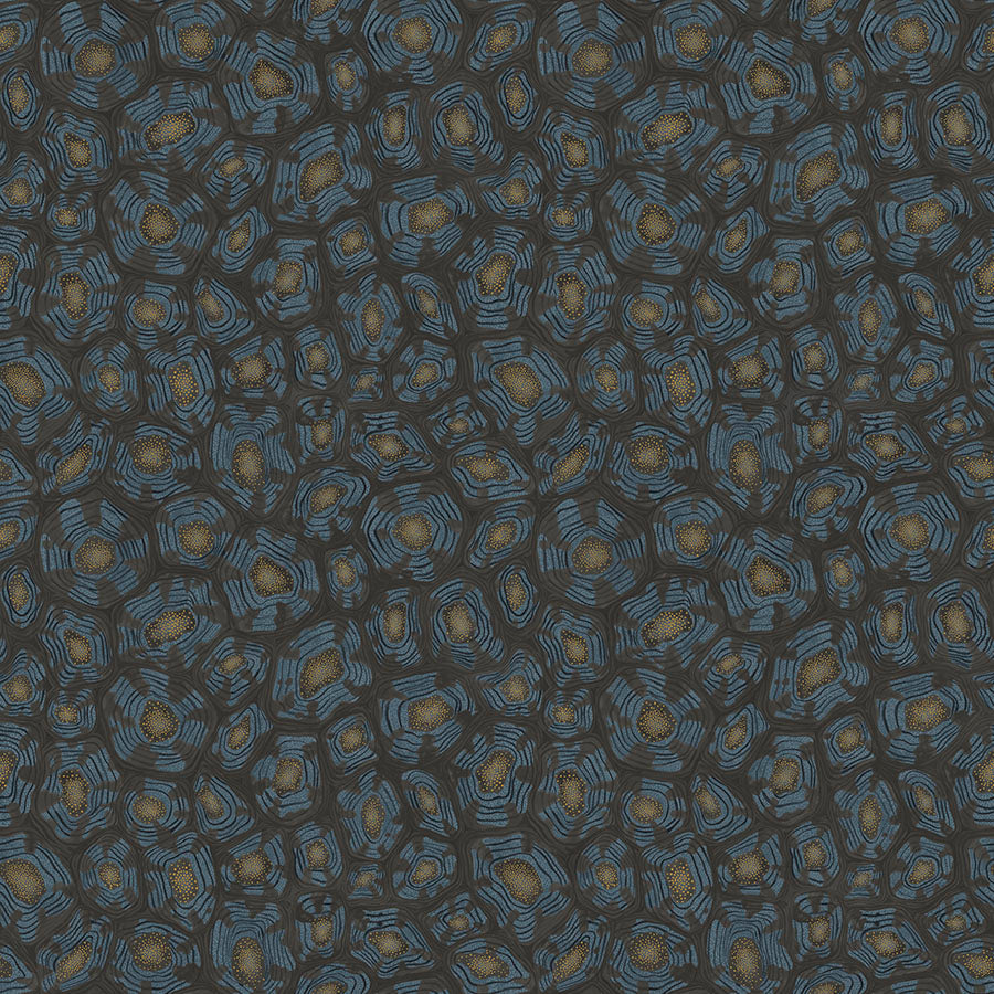 Savanna Shell Wallpaper - Blue