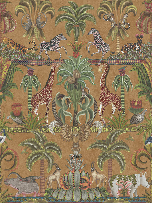 Afrika Kingdom Wallpaper - Sand - Cole & Son