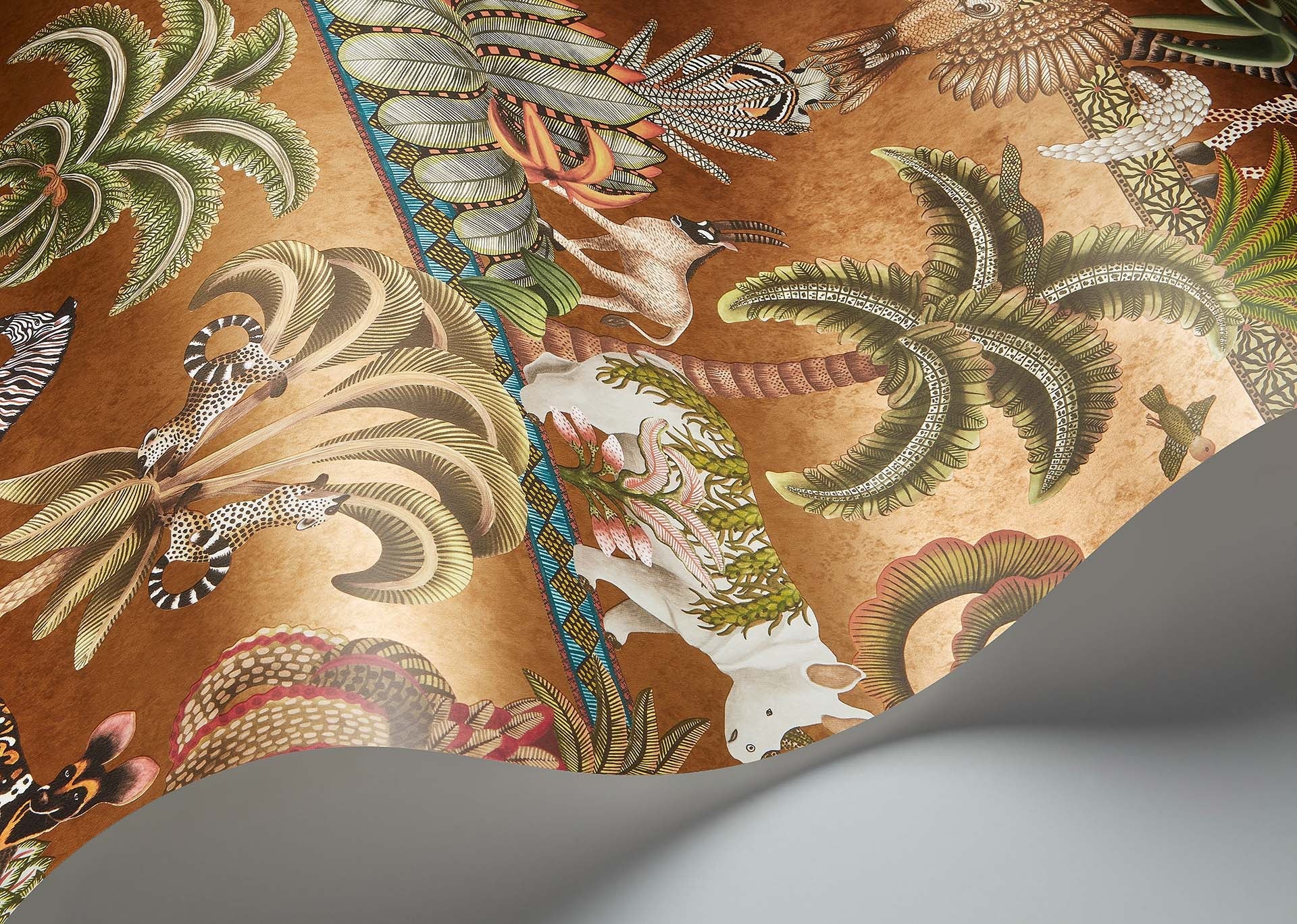Afrika Kingdom Room Wallpaper- Sand