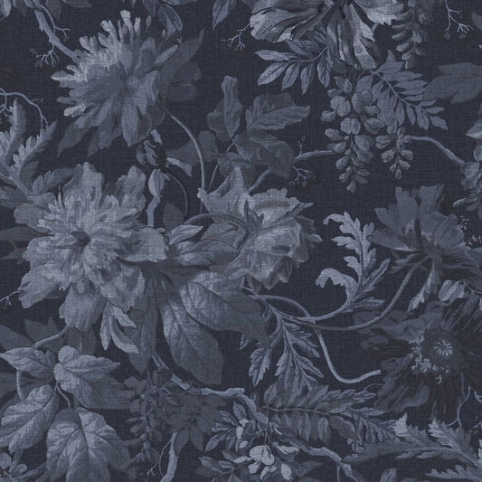 120620 - Enzia Wallpaper - Navy - Graham & Brown