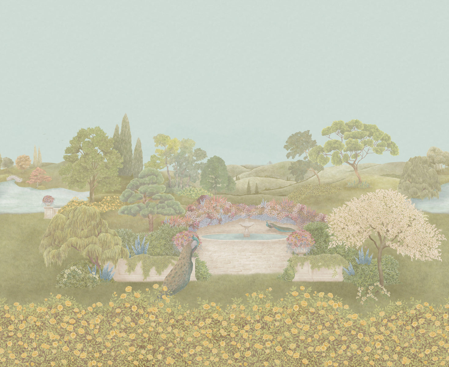 Idyll Wallpaper - Yellow - Cole & Son