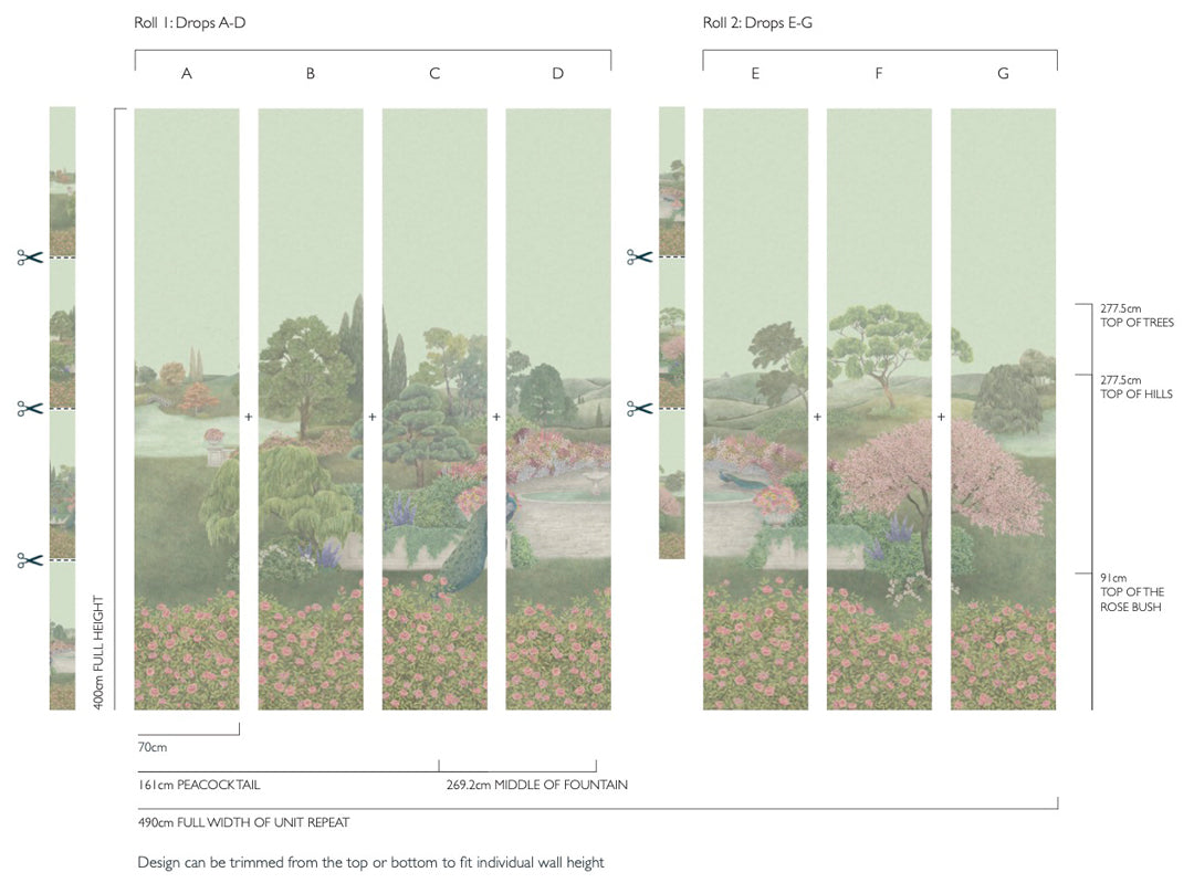 Idyll Wallpaper - Yellow - Cole & Son