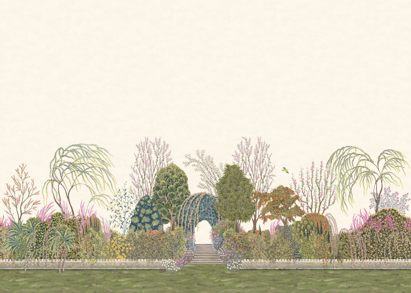 Reverie Wallpaper - Cream - Cole & Son