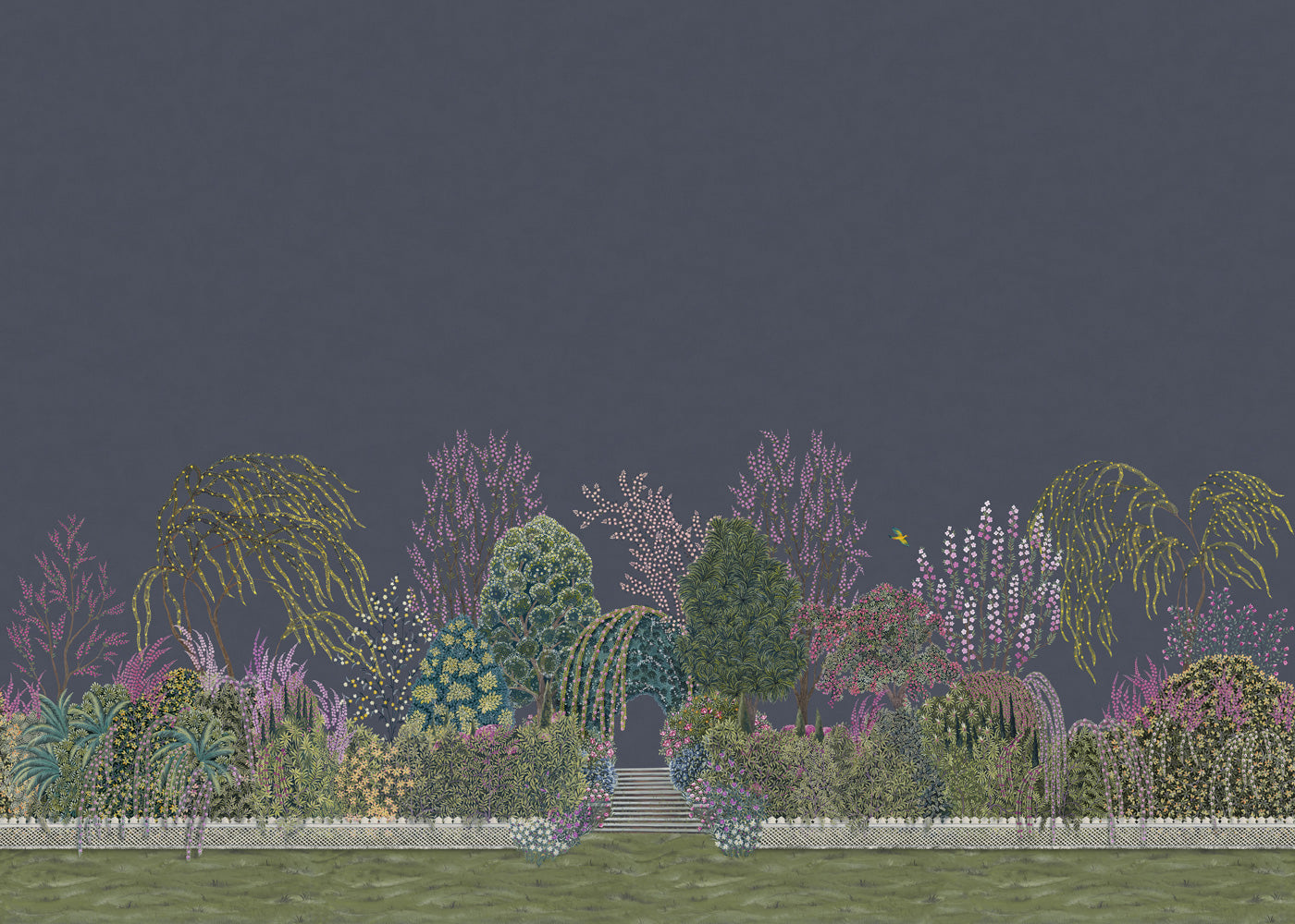 Reverie Wallpaper - Blue - Cole & Son