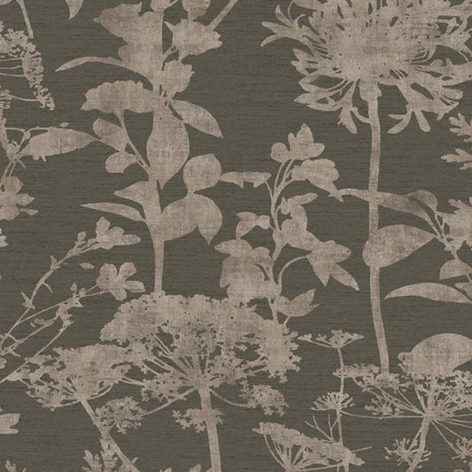 121434 - Esther Wallpaper - Chocolate - Graham & Brown