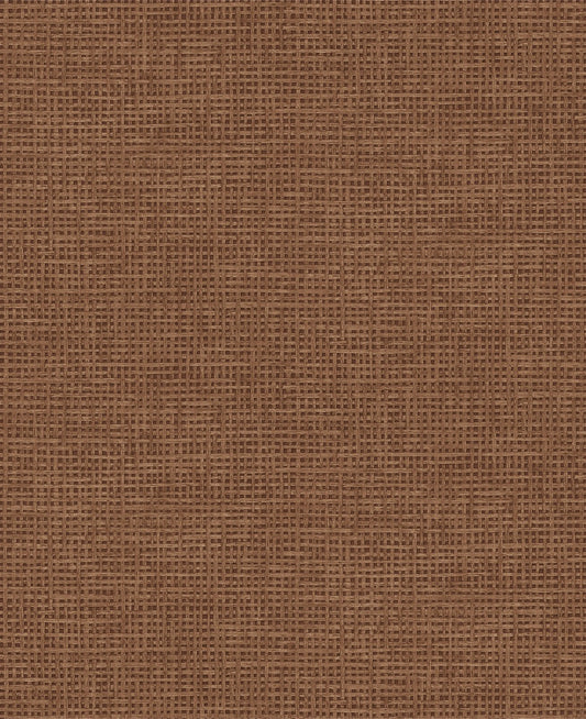 124091 - Rustic Weft Wallpaper - Clay - Graham & Brown