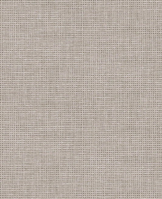 124095 - Rustic Weft Wallpaper - Praline - Graham & Brown