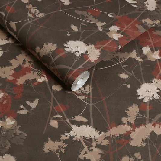 124105 - Flower Press Wallpaper - Glastonbury - Graham & Brown