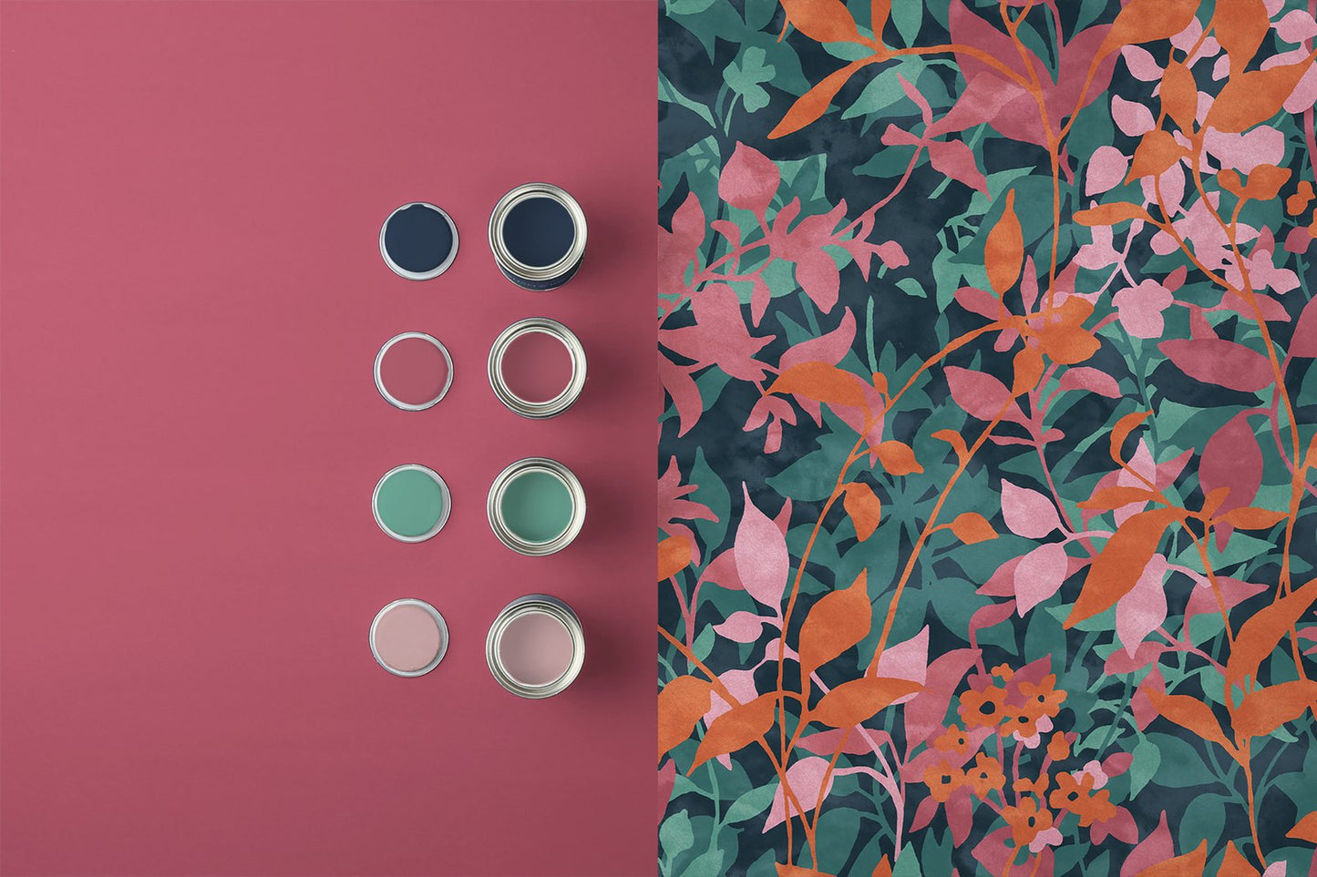 124117 - Fleur Wallpaper - Vivid - Graham & Brown