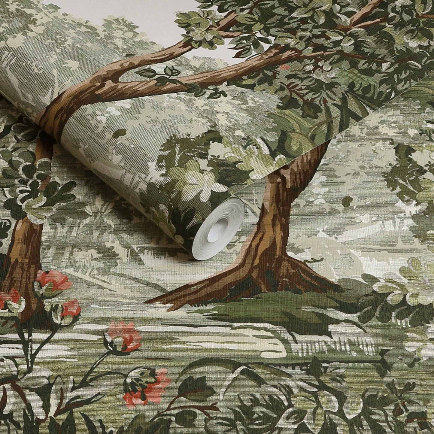 127900 - Bodenham Wallpaper - Spring Sage - Graham & Brown