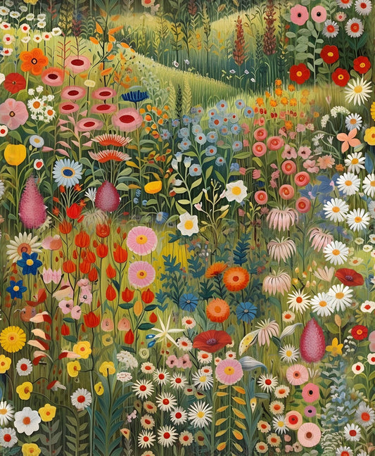 127926 - Glenwhan Wildflower Wallpaper - Summer - Graham & Brown