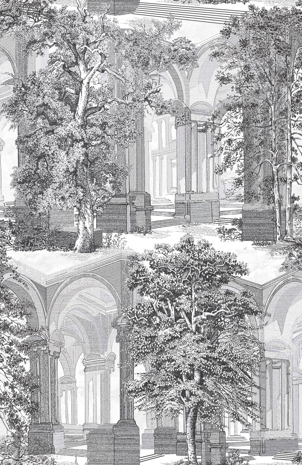 129092 - Rivington Folly Wallpaper - Tattoo - Graham & Brown