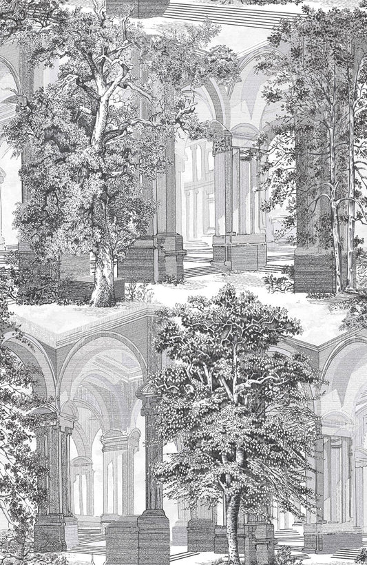 129092 - Rivington Folly Wallpaper - Tattoo - Graham & Brown