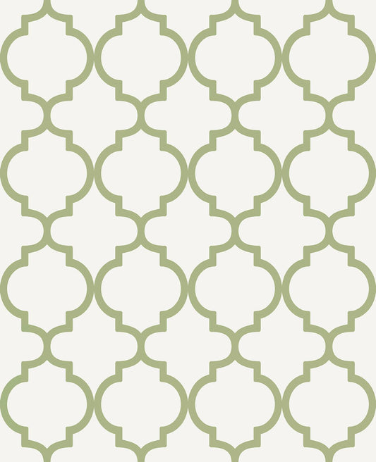 130301 - Trellia Wallpaper - Green - Graham & Brown