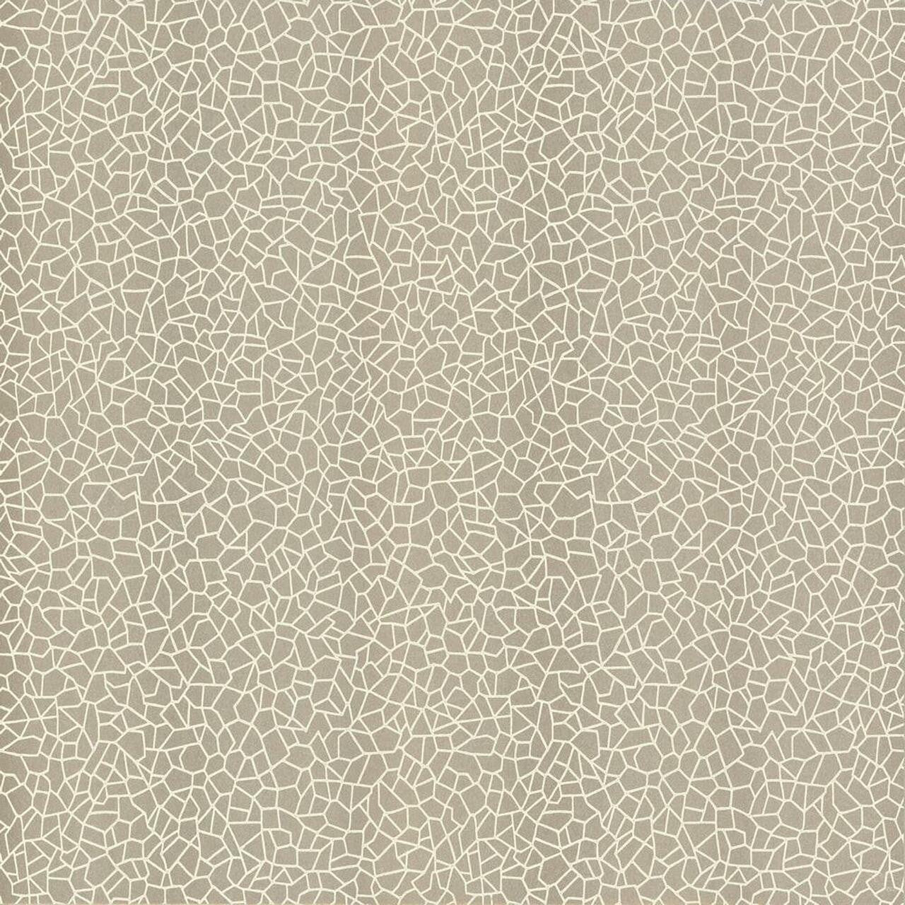 Kew Taupe Metallic Luxury Geometric Wallpaper - 1838 wallcoverings