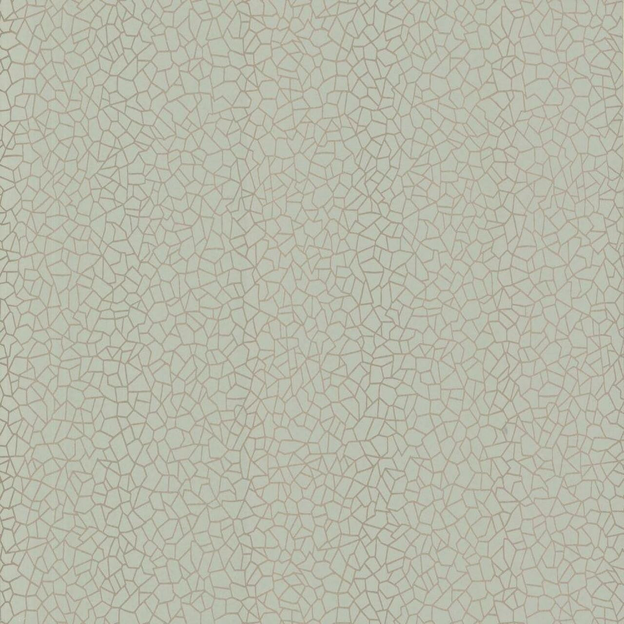 Kew Duck Egg Blue Luxury Geometric Wallpaper - 1838 wallcoverings